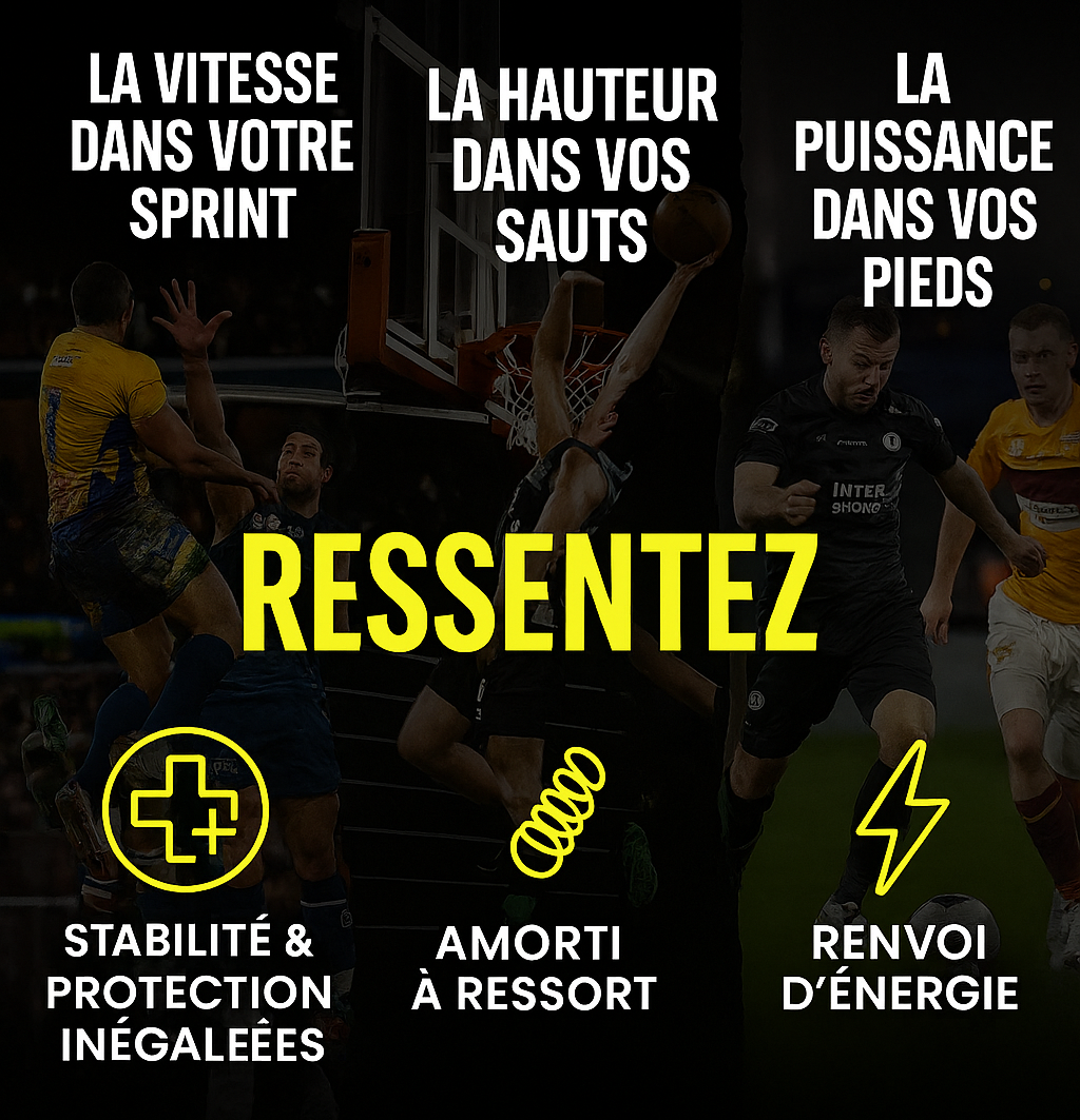 Footballier™ – Semelles Orthopédique en Carbone Multisport